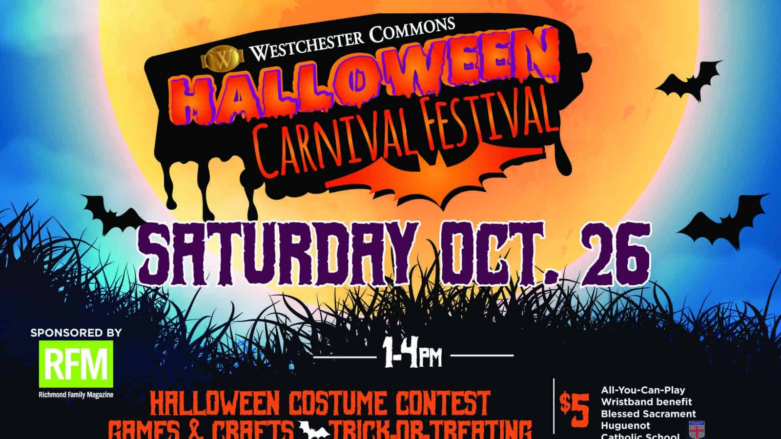 Westchester Commons Presents 4th Annual Halloween Carnival Festival